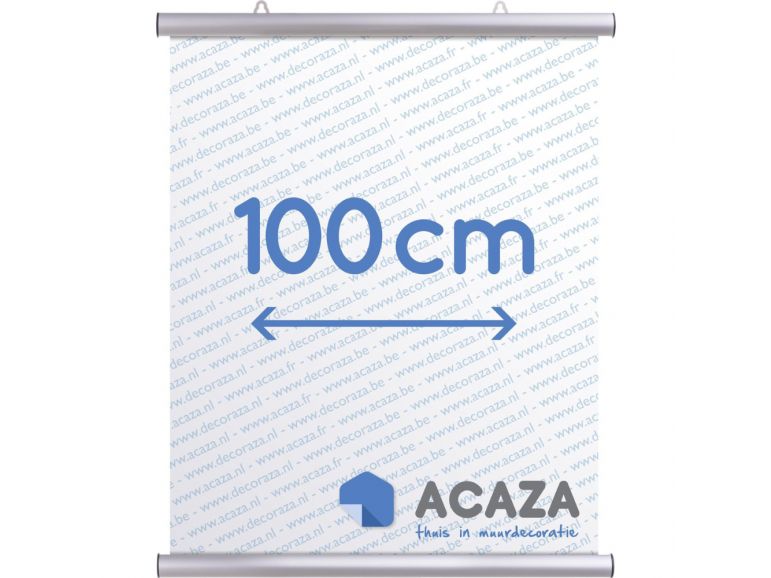 Arti - poster ophangsysteem - poster snap - 100 cm - zilvergrijs Acaza