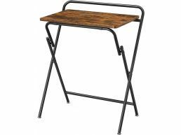Opklapbaar bureau - klaptafel -  67x82.5x42.3 cm - vintage bruin