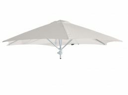 Umbrosa Paraflex hexagonale parasol Ø 270 cm zonder arm solidum canvas