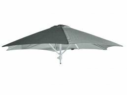 Umbrosa Paraflex hexagonale parasol Ø 270 cm zonder arm sunbrella flanelle