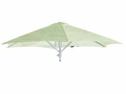 Umbrosa Paraflex hexagonale parasol Ø 270 cm zonder arm sunbrella mint