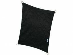 Nesling - coolfit - schaduwdoek - rechthoek 3x5 m - zwart