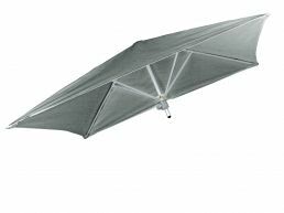 Umbrosa Paraflex vierkante parasol 190x190 cm zonder arm solidum grey
