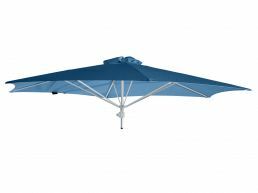 Umbrosa Paraflex hexagonale parasol 300 cm zonder arm sunbrella blue storm