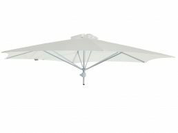 Umbrosa Paraflex hexagonale parasol 300 cm zonder arm solidum canvas