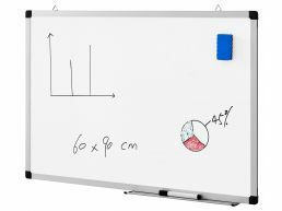 Magnetisch whiteboard - 60x90 cm - wit 