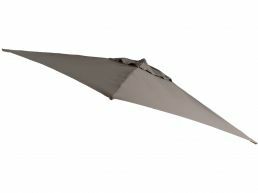 Easysol - vierkante parasoldoek - 200x200 cm - taupe 