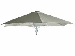 Toile hexagonale pour parasol Paraflex Ø 270 cm solidum grey