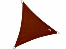 Nesling - coolfit - schaduwzeil - driehoek 3,6x3,6x3,6 m - terracotta