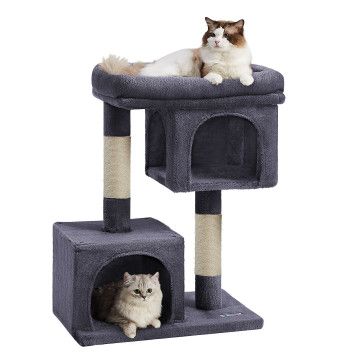 Krabpaal - krabpaal voor katten - kattenpaal - 84 cm - donkergrijs Krabpaal - krabpaal voor katten - kattenpaal - 84 cm - donkergrijs