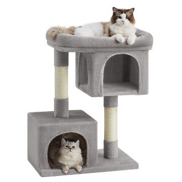 Krabpaal - krabpaal voor katten - kattenpaal - 84 cm - lichtgrijs Krabpaal - krabpaal voor katten - kattenpaal - 84 cm - lichtgrijs