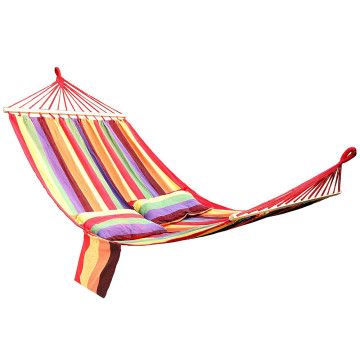 Hangmat - 2 kussens - 210x150 cm - multi-kleuren