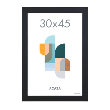 Fotolijst - fotokader 30x45 cm - fotolijst 30x45 cm - hout - zwart