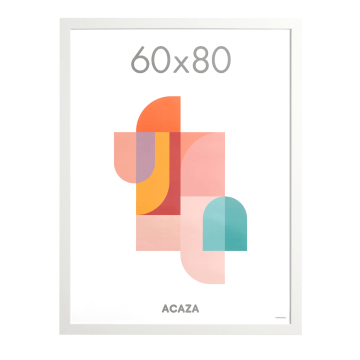 Fotolijst - wissellijst - foto kader - lijst 60x80 cm - MDF - hout - wit