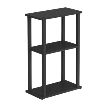 Bijzettafel - tafeltje - zwart - 40 x 20 x 58.5 cm (L x B x H) - tafel industrieel - banktafel - bijzettafels Bijzettafel - tafeltje - zwart - 40 x 20 x 58.5 cm (L x B x H) - tafel industrieel - banktafel - bijzettafels