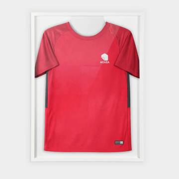 Wissellijst - shirt inlijsten - 60x80 cm - hout - wit - 3D fotolijst - wissellijst voetbalshirt - voetbal - basket - wielershirt