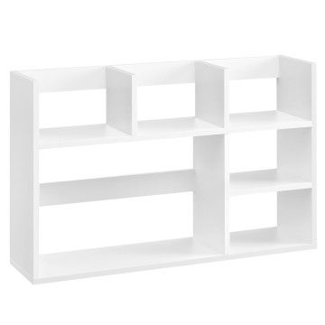 Opbergkast - boekenrek - boekenkast - 80 x 20 x 50 cm - flexibel plaatsbaar - wit Opbergkast - boekenrek - boekenkast - 80 x 20 x 50 cm - flexibel plaatsbaar - wit