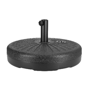 Parasolvoet - vulbaar - Ø 56 cm - kunststof - zwart