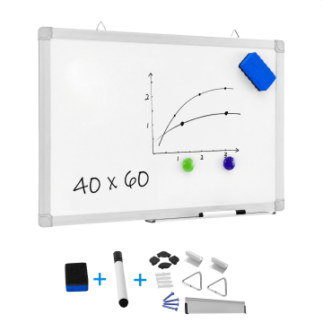 Magnetisch whiteboard - 40x60 cm - wit