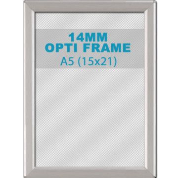 Klikkader - 14 mm - A5 15x21 cm - zilvergrijs