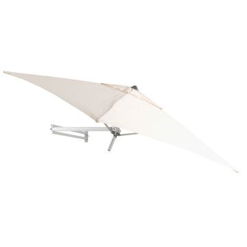Easysol - muurparasol - vierkant - 200x200 cm - ecru