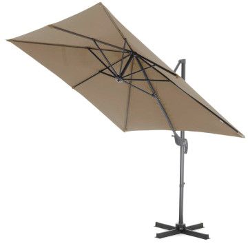 Zweefparasol - kantelbaar - 250x250 cm - taupe