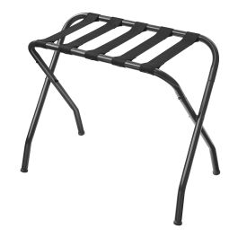 VOVALA Bagagerek, Set van 2, Opvouwbare Kofferstandaard met Opbergplank, Premium Bamboe Bagagehouder voor Logeerkamer, Slaapkamer, Hotel, Kast, Houdt tot 61 kg (Natuurlijk