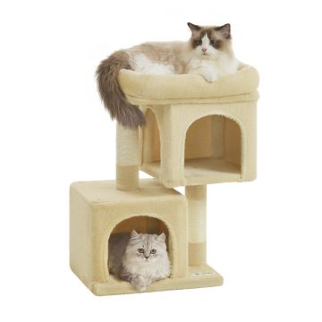 Krabpaal - krabpaal voor katten - 65 cm hoog - beige Krabpaal - krabpaal voor katten - 65 cm hoog - beige
