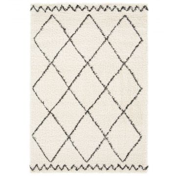 Tapijt - modern - 120x170 cm - berber - crème