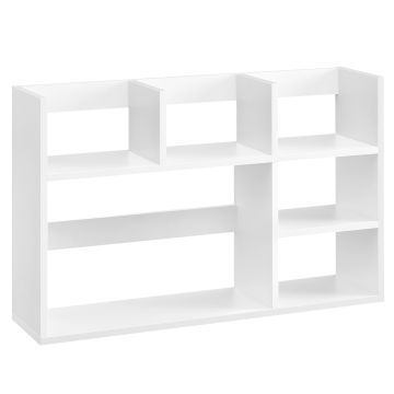 Opbergkast - boekenrek - boekenkast - 80 x 20 x 50 cm - flexibel plaatsbaar - wit Opbergkast - boekenrek - boekenkast - 80 x 20 x 50 cm - flexibel plaatsbaar - wit