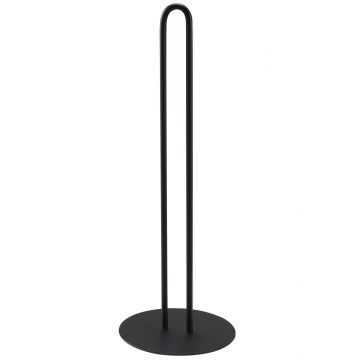 Toiletrolhouder - vrijstaand - 4 rollen - metaal - zwart Toiletrolhouder - vrijstaand - 4 rollen - metaal - zwart