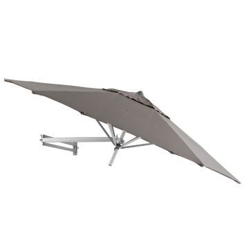 Easysol - hexagonale muurparasol  - Ø 250 cm - taupe