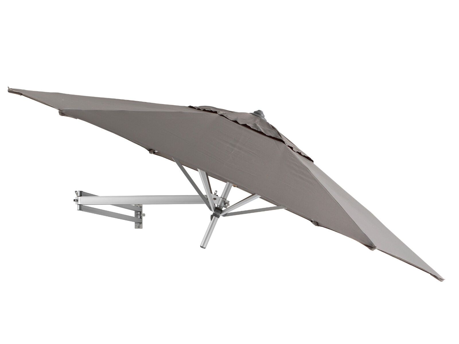 Easysol - hexagonale muurparasol - Ø 250 cm - taupe