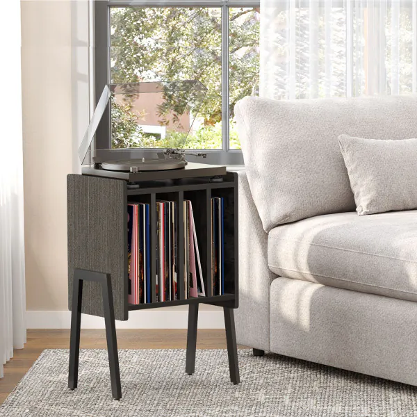 LP Opbergsysteem - Zwart - LP Kast - LP Houder - Lp Opbergrek - Langsp