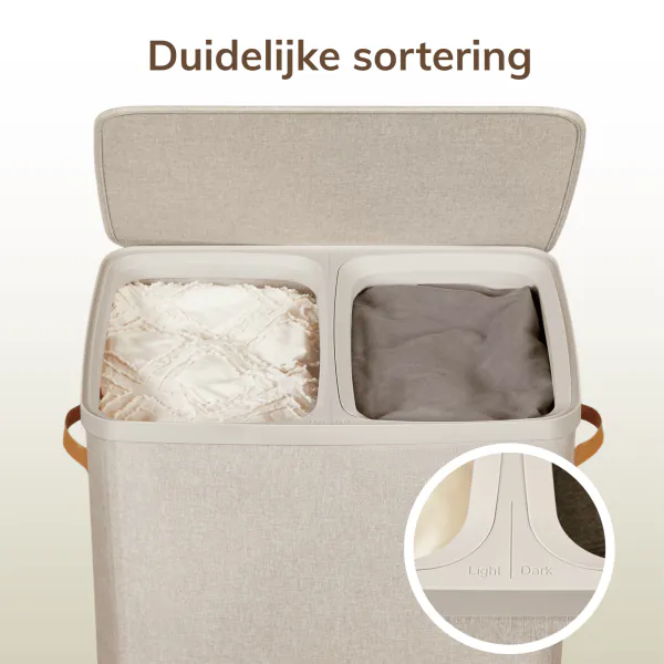 Grijze Opvouwbare Wassorteerder Opbergmanden kopen? ✔️ Tot 40% korting