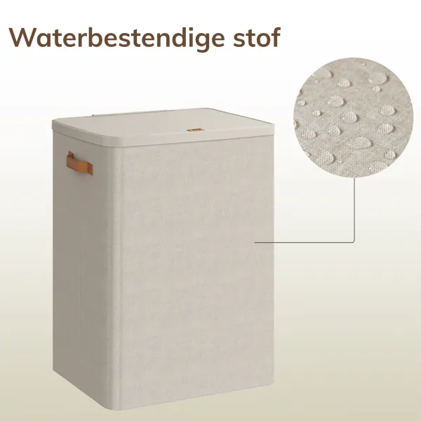 Kesser Wasmand met 5 vakken - Wassorteerder was sorteersysteem op wieltjes
