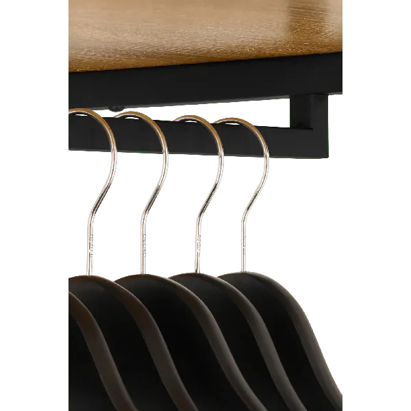 Kledingkast - Open Kast met Hangstok & Legplanken - 167x90x40 cm