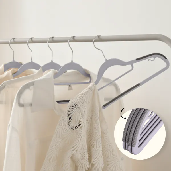 Yaheetech Kleerhangers, fluweel, met antislip oppervlak, kleerhangers