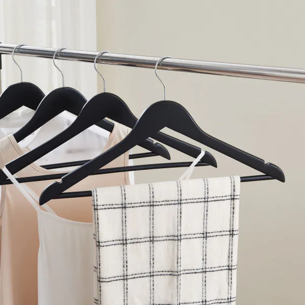 Kleerhangers - Wit - Kunststof - 10x Stuks