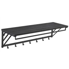Industriële Kledingstang Voor Wandmontage - Wandkapstok