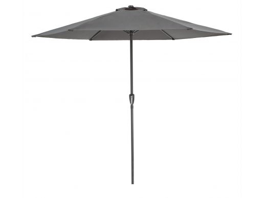 Staande parasol in aluminium - Ø 300 cm - donkergrijs